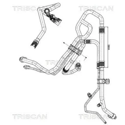 Cső Klíma Tesla - TRISCAN (901081014)