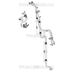Cső Klíma Tesla - TRISCAN (901081016)
