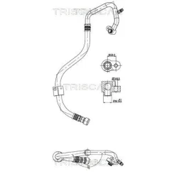 Cső Klíma Fiat - TRISCAN (901015019)