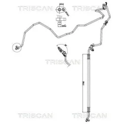 Cső Klíma Opel - TRISCAN (901024007)
