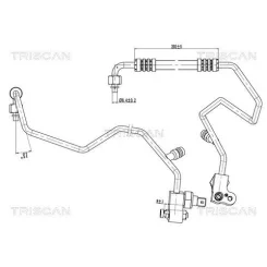 Cső Klíma Mercedes-Benz - TRISCAN (901023025)