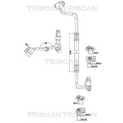 Cső Klíma Vw - TRISCAN (901029108)