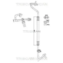 Cső Klíma Tesla - TRISCAN (901081001)