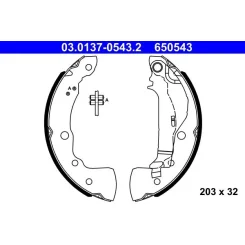 Fékpofakészlet Nissan Micra 0,9-1,0/1,5 Dci 17- - ATE (03.0137-0543.2)