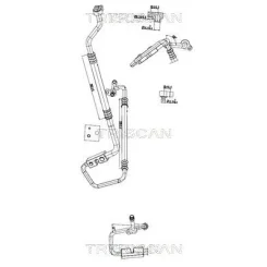 Cső Klíma Ford - TRISCAN (901016066)
