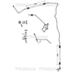 Cső Klíma Mercedes-Benz - TRISCAN (901023015)