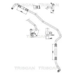 Cső Klíma Mercedes-Benz - TRISCAN (901023029)