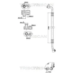 Cső Klíma Vw, Skoda, Seat - TRISCAN (901029076)