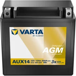 Akkumulátor 12V 13Ah/200A 150X87X146 Dynamic Aux - VARTA (513106020K262)