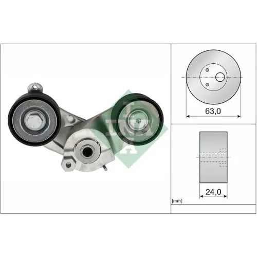 Szíjfeszítő, Hosszbordás Szíj - Schaeffler INA (534093310)