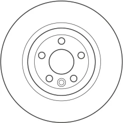 Féktárcsa Land Rover T. Range Rover 2,0-2,2 D 4X4 11-19 - TRW (DF4078)