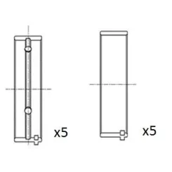 Főtengely Csapágycsésze Toyota 2.0D Std - FAI AutoParts (BM1006-STD)
