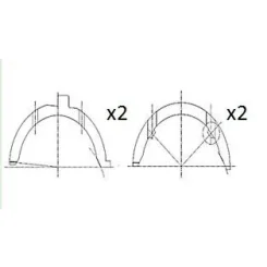 Távtartó Lemez, Főtengely Db 2.0/2.3/2.6/2.8/3.0/3.2 Std - FAI AutoParts (BT3011-STD)