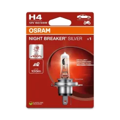 Izzó Night Breaker Silver H4 12V/60/55W P43T +100% 1Szt. Blister (Eko) - ams-OSRAM (OSR64193NBS-1BL)