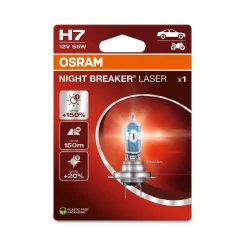 Izzó Night Breaker Laser H7 12V/55W Px26D +150% 1Szt. Blister (Eko) - ams-OSRAM (OSR64210NL-1BL)