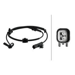Érzékelő, Kerékfordulatszám Opel P. Astra J 09- Bal/Jobb (Nélkül Flexride) - HELLA (6PU230048-171)
