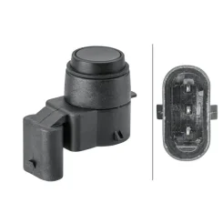 Érzékelő, Parkolásasszisztens Bmw 1 (E87) 04- - HELLA (6PX358141-831)