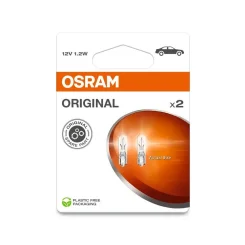 Izzó, Villogó Pbt5 W1,2W W2X4,6D 12V 2Szt. Blister (Eko) - ams-OSRAM (OSR2721-2BL)