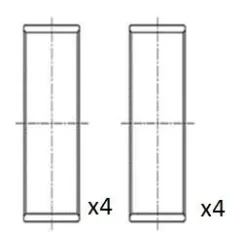 Hajtókar Csapágycsésze Renault 2.2Dci Std Készlet - FAI AutoParts (BB2040-STD)