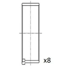 Hajtókar Csapágycsésze Opel 1.2/1.4 Std Készlet - FAI AutoParts (BB2054-STD)