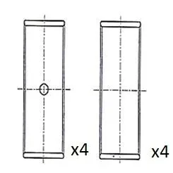 Hajtókar Csapágycsésze Vw 1.4/1.6 Std - FAI AutoParts (BB2041-STD)