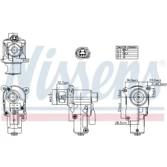 Szelep Egr Vw 2,0Tdi - NISSENS (NIS98552)