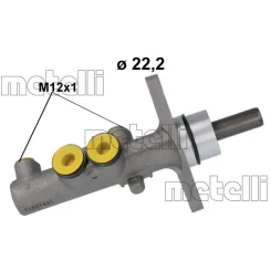Főfékhenger Vw Polo 1,2-1,6 Tdi 09- - METELLI (05-1186MET)