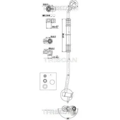 Cső Klíma Ford Focus Ii, Transit, C-Max 13- - TRISCAN (901016007)