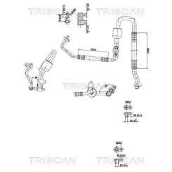 Cső Klíma Opel Astra J 1.7 Cdti 10-15 - TRISCAN (901024010)