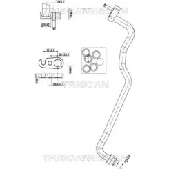 Cső Klíma Ford Fiesta Vi 08-17 - TRISCAN (901016018)