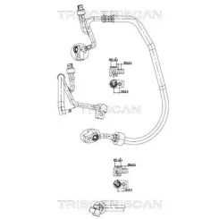 Cső Klíma Ford Transit 12-23 - TRISCAN (901016052)