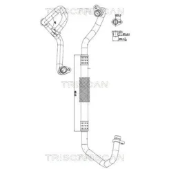 Cső Klíma Opel Vivaro A 2.0 Cdti 06-14 - TRISCAN (901024004)