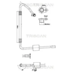 Cső Klíma Citroen C5 Ii 1.6 Hdi 10-15 - TRISCAN (901028052)
