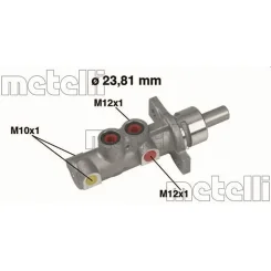 Főfékhenger Citroen Berlingo 00-/Partner Nélkül Abs - METELLI (05-0362MET)