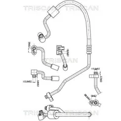 Cső Klíma Vw Up 11-23 - TRISCAN (901029007)