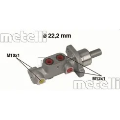 Főfékhenger Peugeot 206 2,0Hdi/306/Xsara Nélkül Abs Ate - METELLI (05-0359MET)