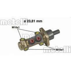 Főfékhenger Vw Transporter/Shar - METELLI (05-0398MET)
