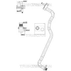Cső Klíma Ford Fiesta Vi 08-17 - TRISCAN (901016019)
