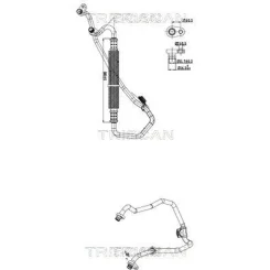 Cső Klíma Citroen C3 Iii 1.2 16- - TRISCAN (901028018)