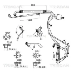 Cső Klíma Citroen C4 Picasso 1.6 Hdi 06-13 - TRISCAN (901028048)