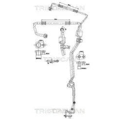 Cső Klíma Citroen Berlingo 98-05 - TRISCAN (901028064)