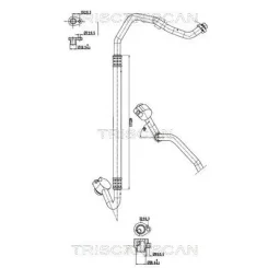 Cső Klíma Vw Transporter T6 2.0Tdi 15-24 - TRISCAN (901029020)
