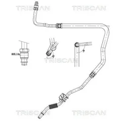 Cső Szervó Citroen Jumper 06- Peugeot Boxer 06- - TRISCAN (851628016)