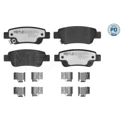 Fékbetétkészlet, Tárcsafék Honda T. Cr-V 1,6-2,4 01- - MEYLE (0252463516/PD)