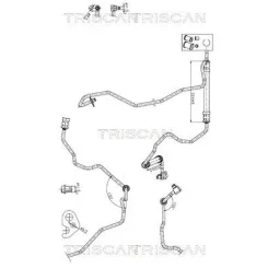 Cső Szervó Volvo S60/V60/V70 07-18 - TRISCAN (851627007)