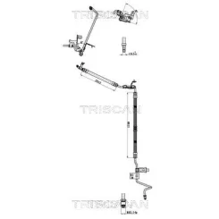 Cső Szervó Citroen Jumper/ Peugeot Boxer 2,2 Hdi (06- ) - TRISCAN (851628017)