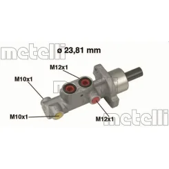 Főfékhenger Citroen Berlingo/Xsara 1,4-2,0 97-05 - METELLI (05-0631MET)