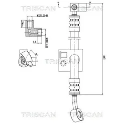 Cső Szervó Nissan Almera Ii 00-06 - TRISCAN (851614002)