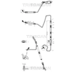 Cső Szervó Ford Focus I 98-09 - TRISCAN (851616023)