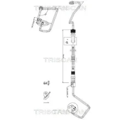 Cső Szervó Ford Fiesta/Fusion 01- - TRISCAN (851616026)